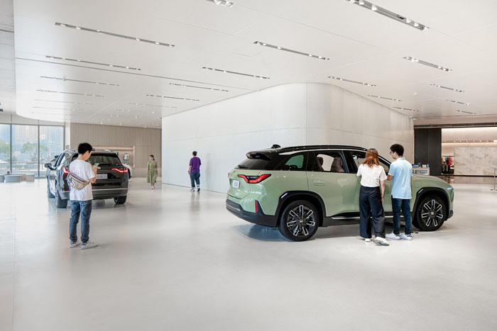 汽車（chē）展示（shì）廳設計裝修（xiū）